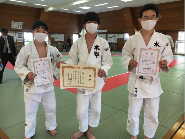 中学柔道部　ブロック大会団体戦優勝！