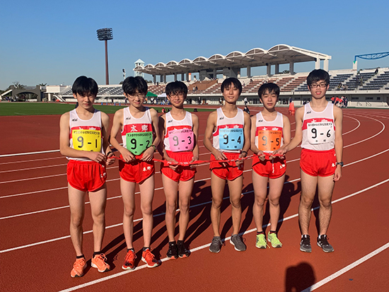 中学陸上競技部　東京都駅伝競走大会に出場